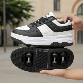 Student Shoes, New Trendy, Featuring Detachable Roller Skate Wheels, Fashionable Shoes for Women