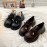 Women's Height Increasing Thick Platform Loafers - Korean Style Low-Top Brown with Sole, Cushioned for Petite, Spring/Autumn Outfits (, Casual Attire) - Care Fabric Upper & Insole
