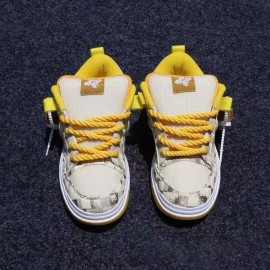 Men's & Women's Chunky Platform Sneakers - Heavy-Duty PU Sole Skate Shoes with Beige/Yellow/White/Golden Chunky Height Increase, Lace-Up Low-Top Casual Sports Shoes for, All-Season Wear (No Heel Lifts/Easy-Care)