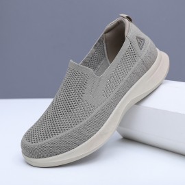 Men's Shoes Spring and Autumn New Cross-Border Men's Casual Soft Sole Slip-On Breathable Versatile Shoes