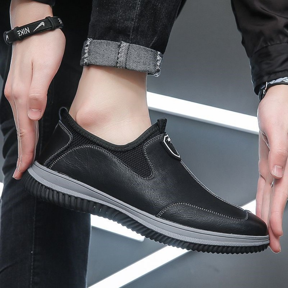 New Autumn Men'S Shoes, Stylish And Trendy Casual Footwear, Comfortable And Versatile Slip-On Shoes
