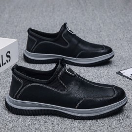 New Autumn Men'S Shoes, Stylish And Trendy Casual Footwear, Comfortable And Versatile Slip-On Shoes