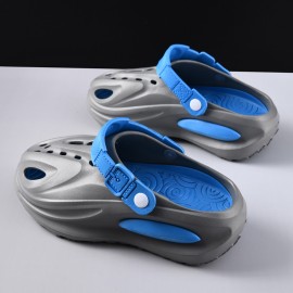 Thick-Soled Clog for Summer | Non-Slip, Wear-Resistant, High-Grade EVA Breathable and Odor-Resistant Beach Couple Closed-Toe