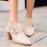 Women's Elegant Chunky Wedge Mule Boots - Slip-On Pointed Toe Dress Booties with Buckle Accent, Chunky Heel,  Upper &, Machine Washable for Fall, Casual to Dressy Outfits
