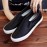 Men'S & Women'S Slip-On White Sneakers - Low-Top Round Toe Casual Dance Shoes with Soft Rubber Sole, Breathable Faux Upper & Arch Support