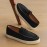 Men's & Unisex Low-Top Loafers - Slip-On/Lace-Up Anti-Slip Sneakers with PVC Sole, Summer Casual Shoes Suitable for Office, Semi-Formal Wear - Low-Top Loafers