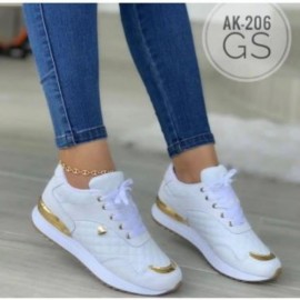 Women' Large Size Breathable Low-Top Sneakers - Size Sneakers with Cushioned PVC Sole, - Casual Walking & Sports Sneakers (Spring Summer New Color Block) | Hand Washable Fabric Upper &