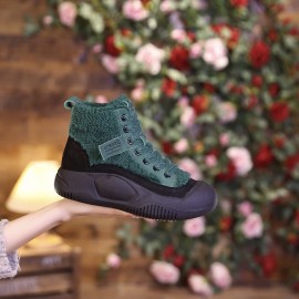 Winter New Shoes Internet Celebrity Hot-Selling White Shoes Student Korean Style Casual Shoes Cold-Proof Warm Women's Shoes with and Thickening