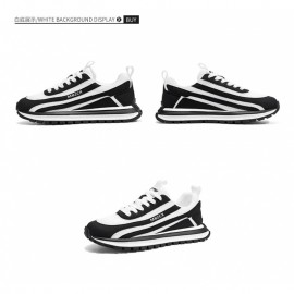 New Summer Men'S Shoes: Trendy, Breathable Mesh Sports Casual Footwear with Thick Soles for Dads