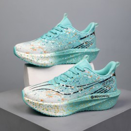 Unisex Ultra-light Professional Marathon Running Shoes | Carbon Plate Shock Absorption, Breathable Low-top Design, TPR Sole for All-season Training, Gym, Track and Field, and Daily Sports Occasions