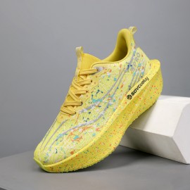 Unisex Ultra-light Professional Marathon Running Shoes | Carbon Plate Shock Absorption, Breathable Low-top Design, TPR Sole for All-season Training, Gym, Track and Field, and Daily Sports Occasions