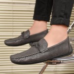 Men's & Beanie Shoes - Slip-On/Lookout Lightweight Upper & PVC Sole Low-Top Sneakers, Casual & Business Shoes Suitable for Driving, Office, Casual Attire - Solid Color Versatile Footwear